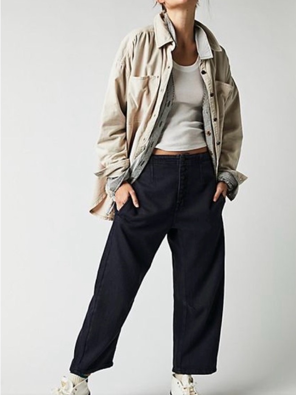 Free People Osaka cropped pant